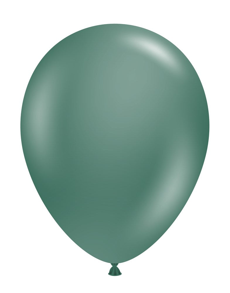 Tuftex Evergreen 11 inch Latex Balloons 100ct