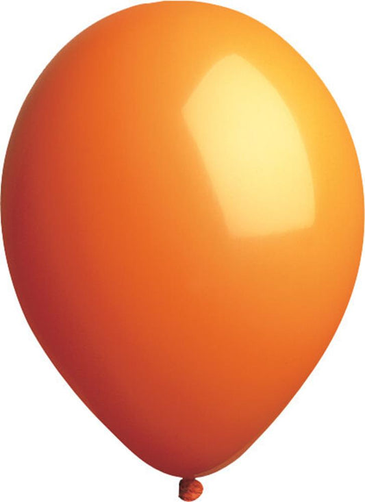 Payaso Globo Latex 12In 100ct - Sunburst Orange