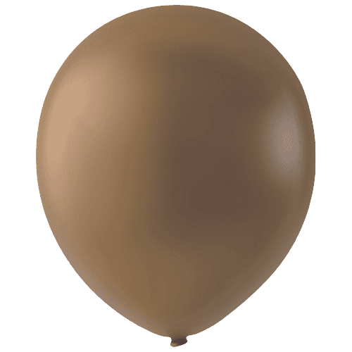 Payaso Globo Latex 12in 100ct - Marrón