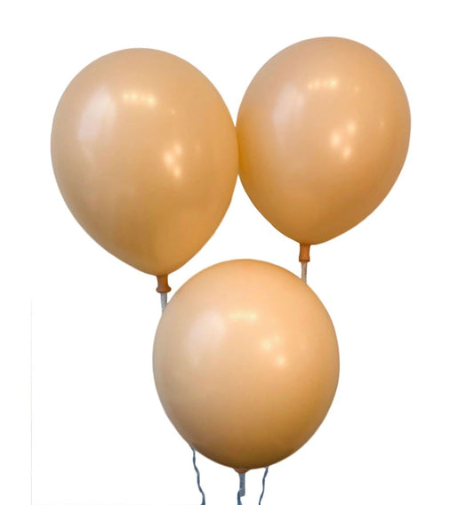 Látex Payaso Globo Látex 12in Beige 100ct