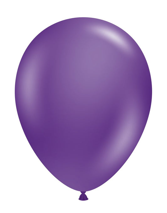Tuftex Metallic Concord Grape 11 inch Latex Balloons 100ct