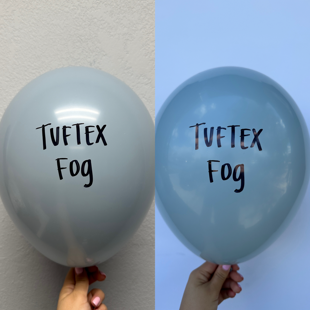 Tuftex Fog 11 inch Latex Balloons 100ct