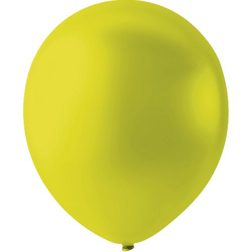 Payaso Latex Balloon 12in 100ct - Pearl Yellow
