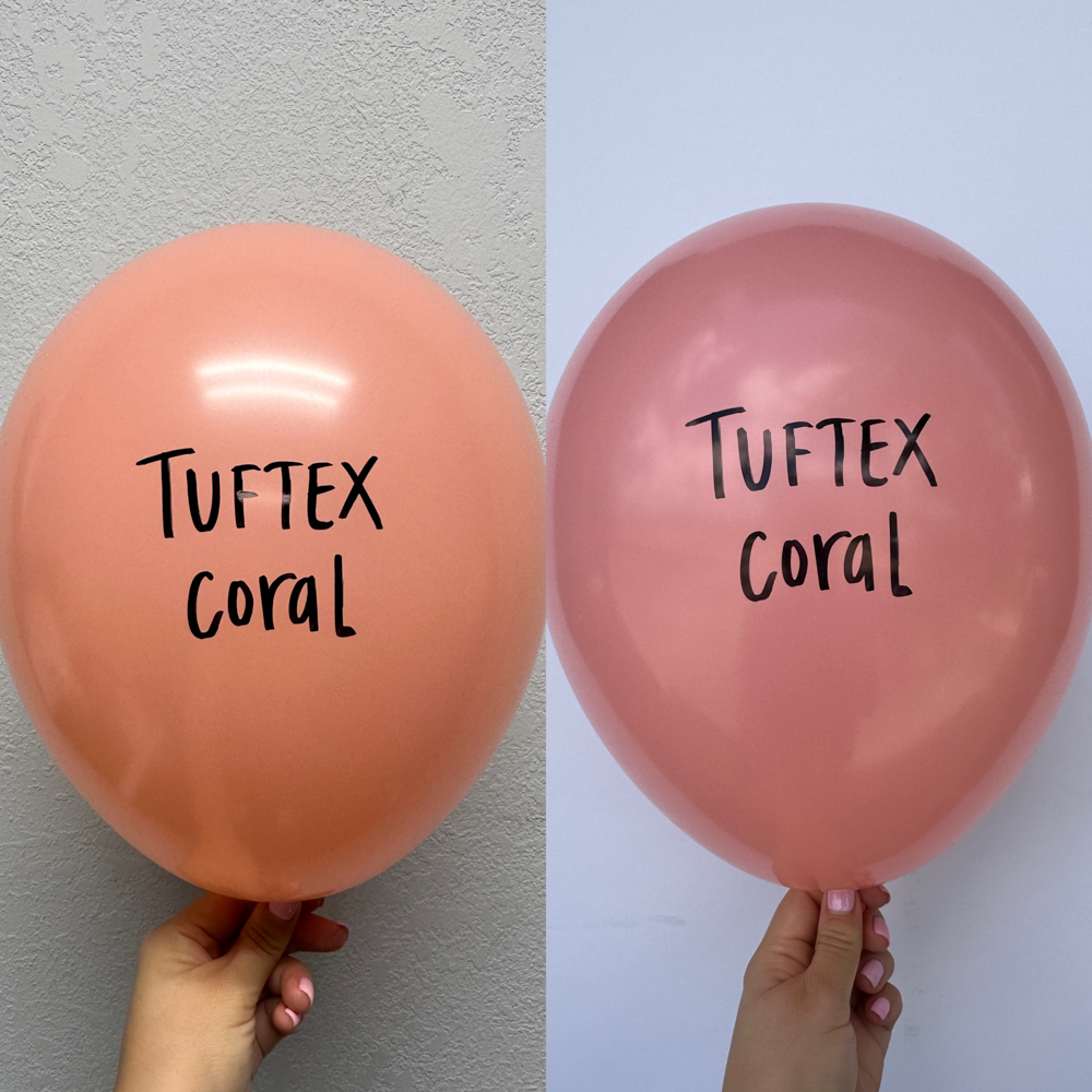 Tuftex Coral 11 inch Latex Balloons 100ct