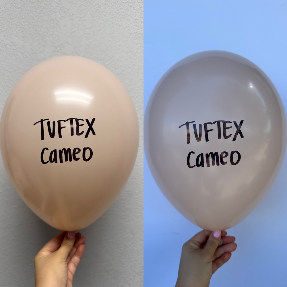 Tuftex Cameo 11 inch Latex Balloons 100ct