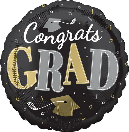 Anagram Graduation Well Done 17in Foil Balloon FLAT