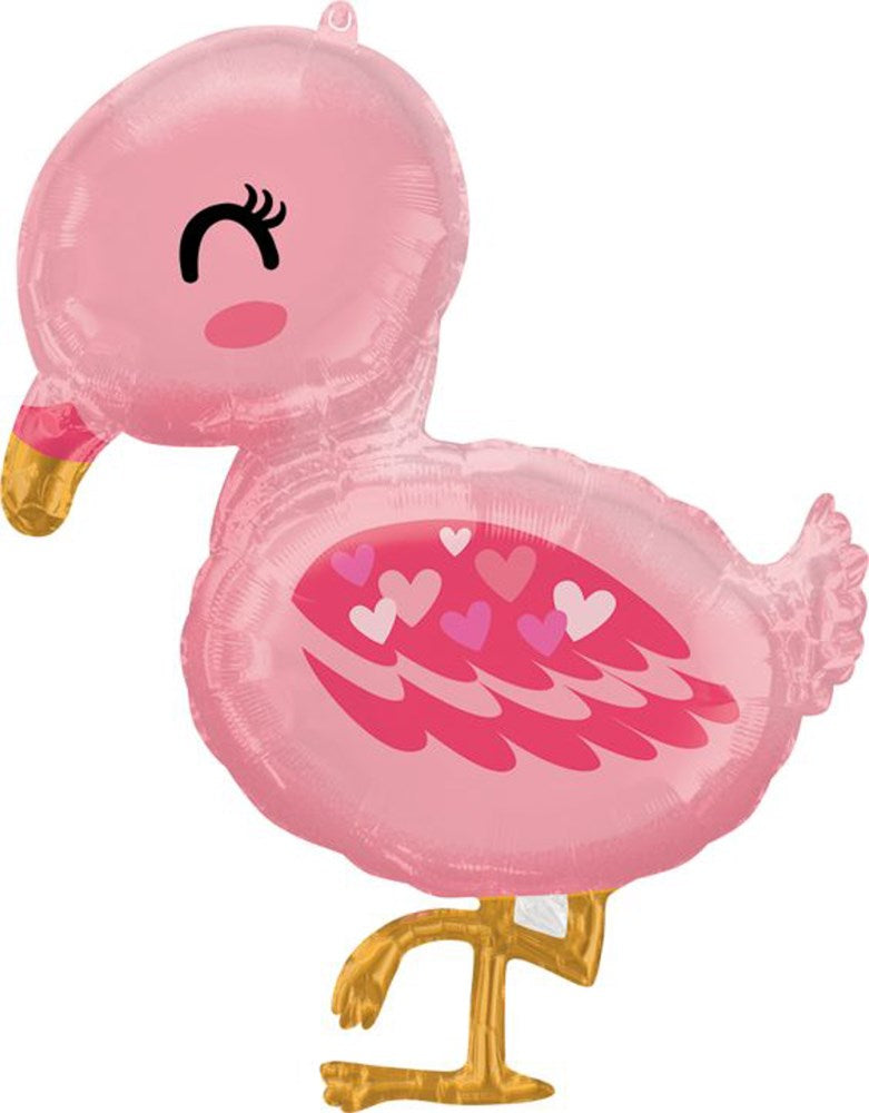 Anagrama Flamingo Baby Globo de aluminio de 32 pulgadas