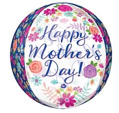 Anagram Happy Mother's Day Beautiful Floral 16in ORBZ