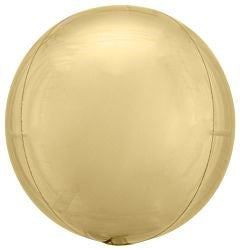 Globo ORBZ Anagrama de oro blanco de 16 pulgadas