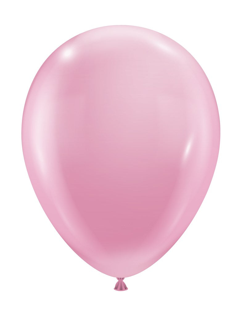 Globo de látex rosa de lujo de 11 pulgadas, 100 unidades