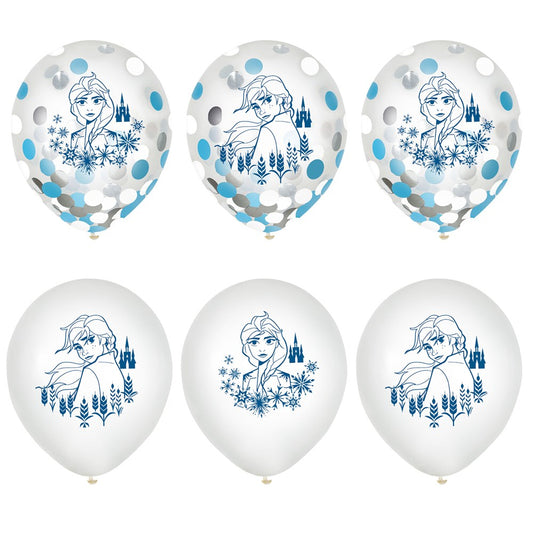 Frozen 2 Confetti Ballon 6ct 12in