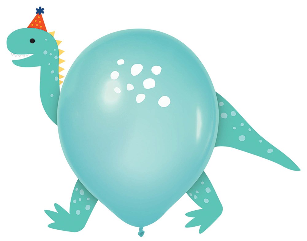 Dino-Mite Party Latex Balloons 6ct