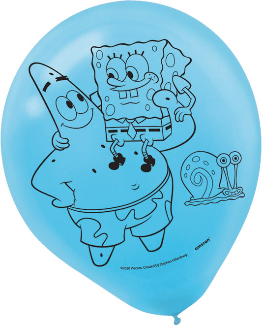 SpongeBob Printed Latex Balloon
