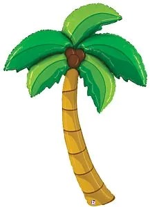 Betallic Special Delivery Palm Tree 67in Foil Balloon