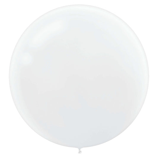 Latex Balloon White 24in 4ct