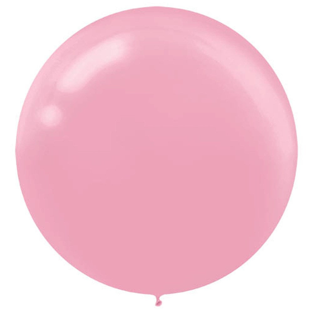 Latex Balloon New Pink 24in 4ct