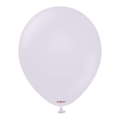 12 inch Kalisan Macaron Lilac Latex Balloons 100ct - Toy World Inc
