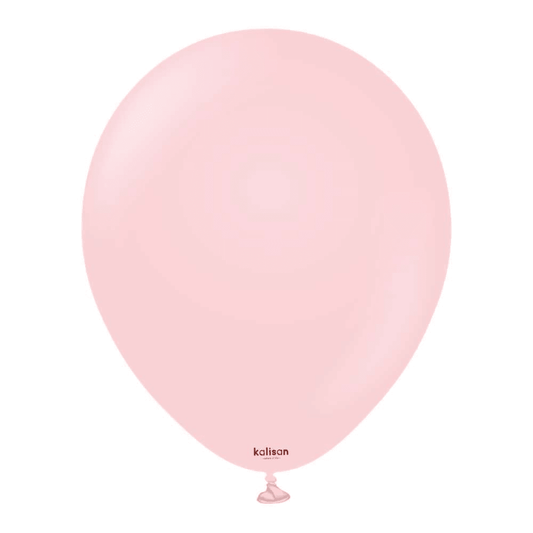 12 inch Kalisan Macaron Pink Latex Balloons 100ct - Toy World Inc