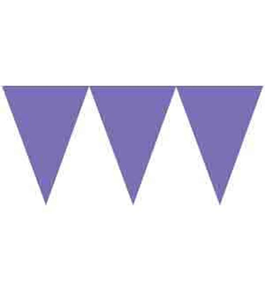 Pennant Paper Banner - New Purple