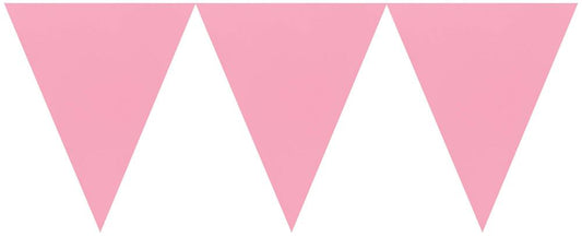 Pennant Paper Banner - New Pink