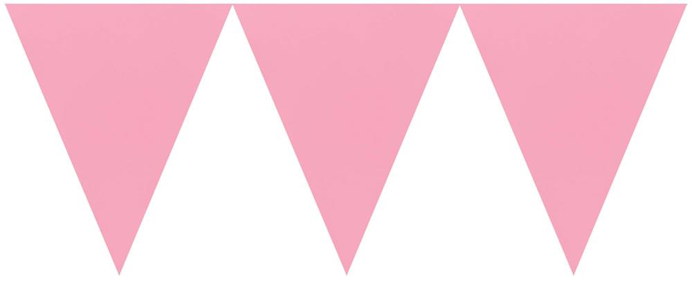 Banderín de papel Banderín - Nuevo rosa