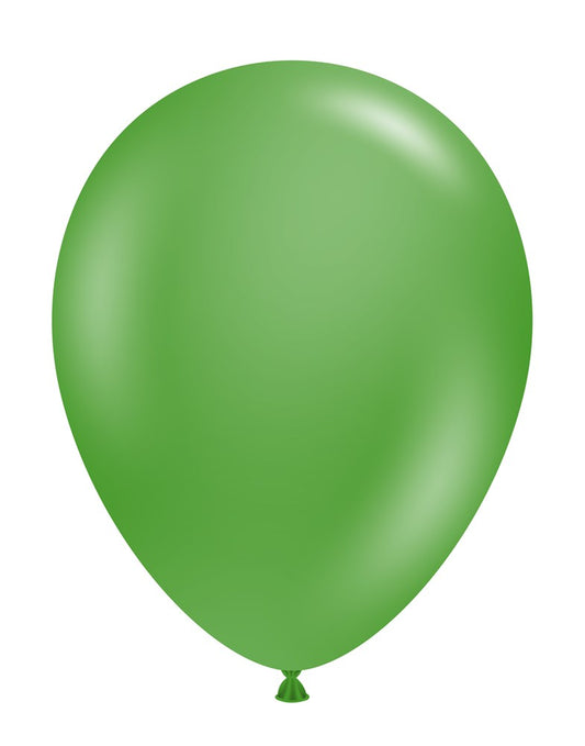Tuftex Green 11 inch Latex Balloons 12ct