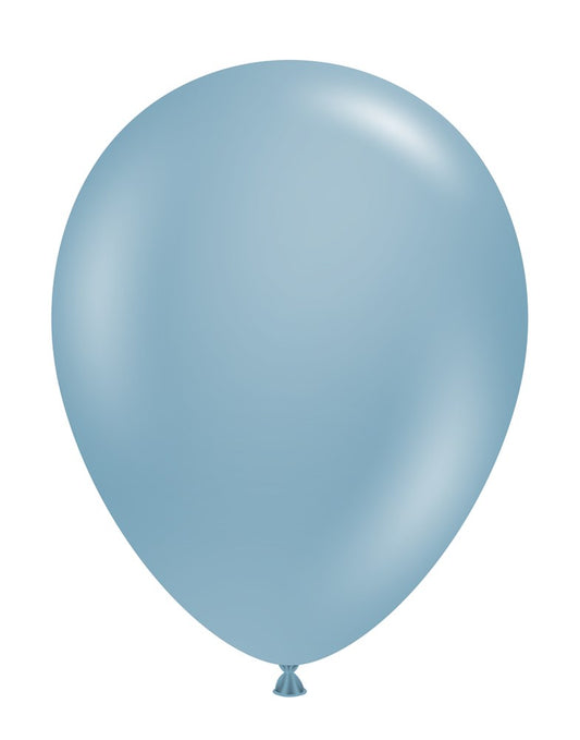Tuftex Blue Slate 11 inch Latex Balloons 12ct