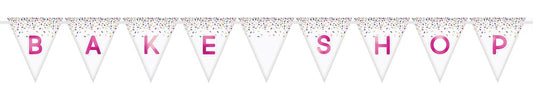 Banner de banderín de fiesta para hornear