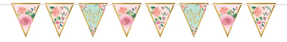 Mint To Be Pennant Banner