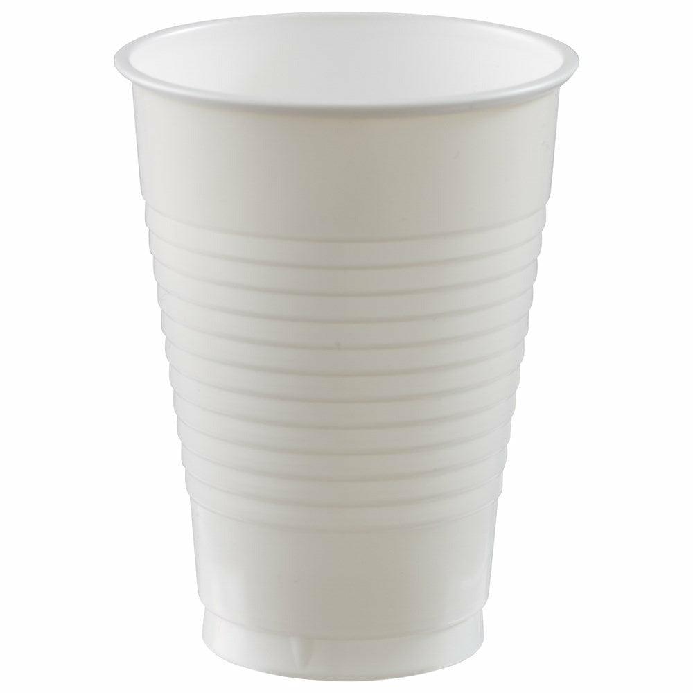 12oz Plastic Cup 50ct Frosty White - Toy World Inc