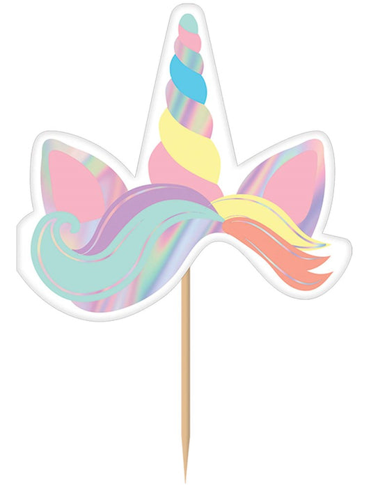 Kit de cupcakes arcoíris mágicos 24 ct