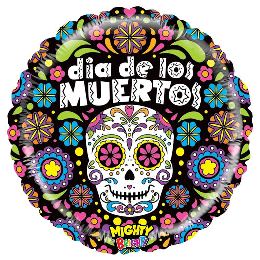 Betallic Mighty DÃƒÆ’Ã‚Â­a de los Muertos 21 inch Mighty BrightÃƒâ€šÃ‚Â® Balloon 1ct