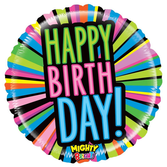 Betallic Mighty Birthday Blast 21 inch Mighty BrightÃƒâ€šÃ‚Â® Balloon 1ct