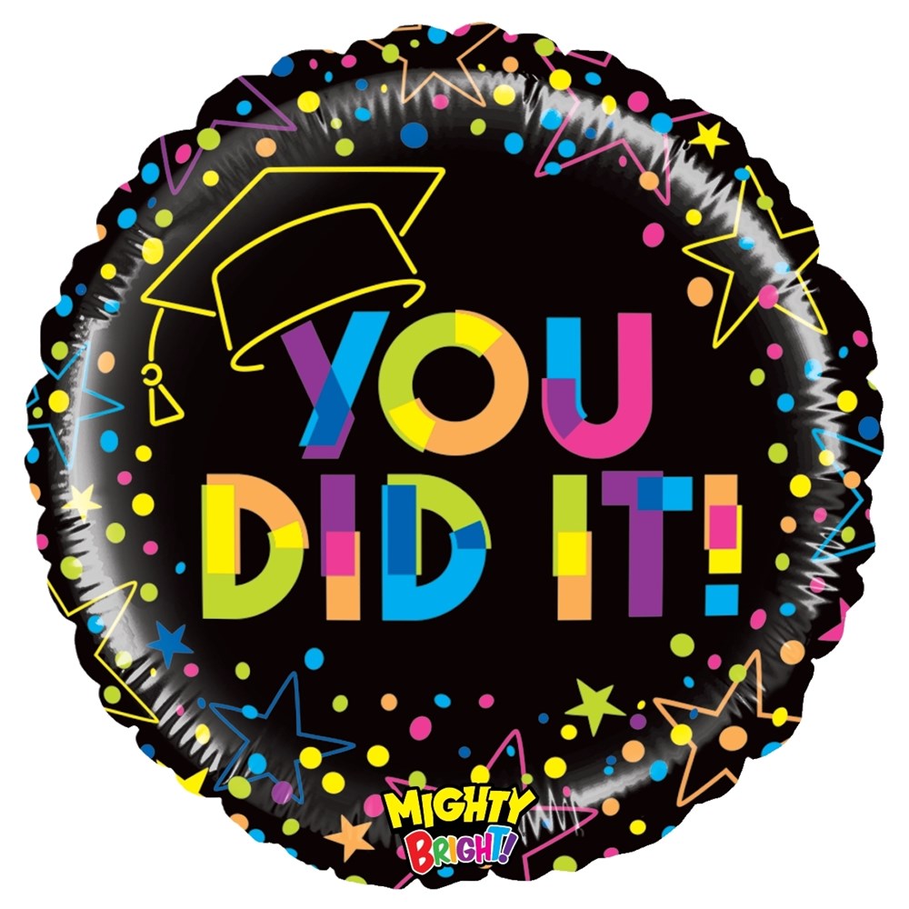 Betallic Mighty Colorful You Did It 21 inch Mighty BrightÃƒâ€šÃ‚Â® Balloon 1ct