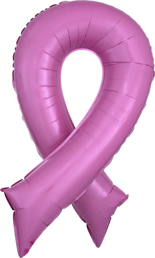 Anagram Breast Cancer Awareness Pink Ribbon 36in Foil Balloon