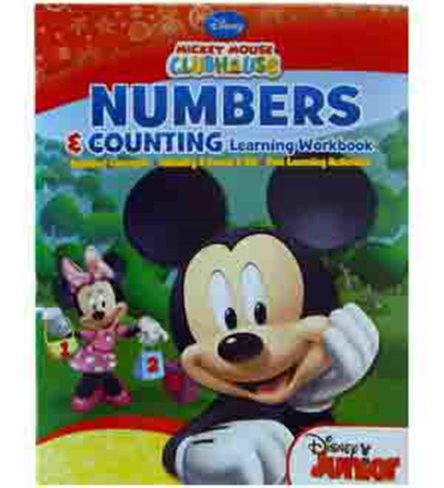 Libro de trabajo de Mickey Mouse - Número y conteo
