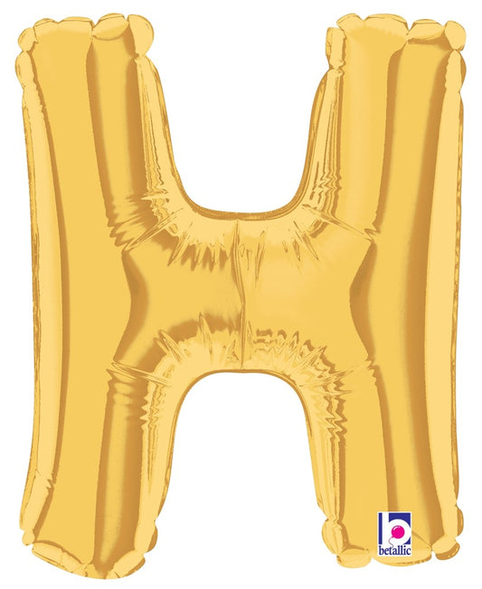 Betallic H Gold 7 inch Air-Filled Shape 1ct