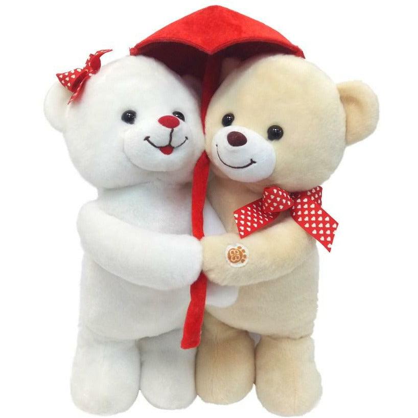 14in Couple Under Umbrella - Toy World Inc