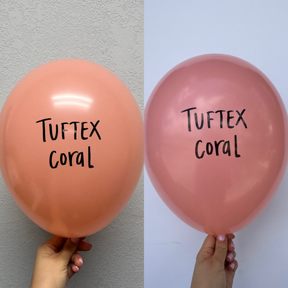 Tuftex Coral 5 inch Latex Balloons 50ct