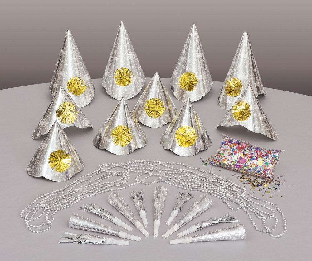 New Year Window Box Kit For 10 -Silver