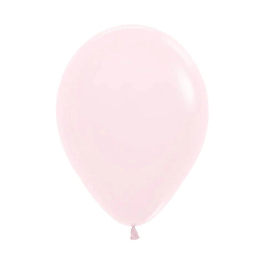 Sempertex 5 inch Pastel Matte Pink Latex Balloons 50ct
