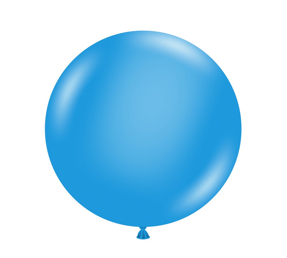 Tuftex Blue 17 inch Latex Balloons 50ct