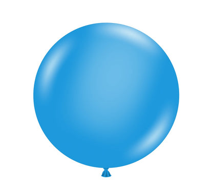 Tuftex Blue 17 inch Latex Balloons 50ct