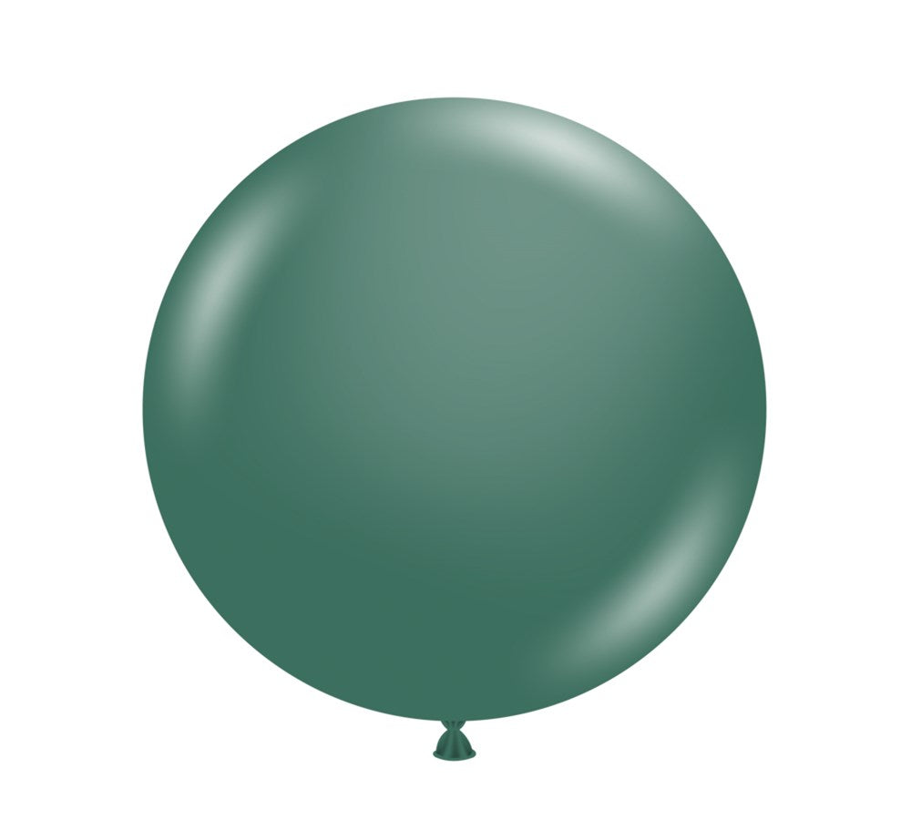 Tuftex Evergreen 17 inch Latex Balloons 50ct