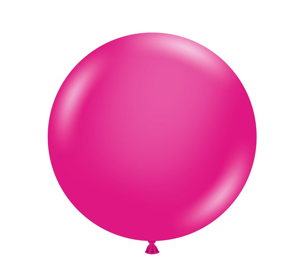 Tuftex Hot Pink 17 inch Latex Balloons 50ct