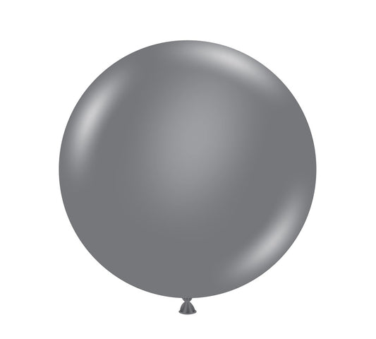 Tuftex Gray Smoke 17 inch Latex Balloons 50ct
