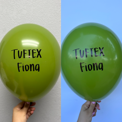 Globos de látex Tuftex Fiona de 17 pulgadas, 50 unidades