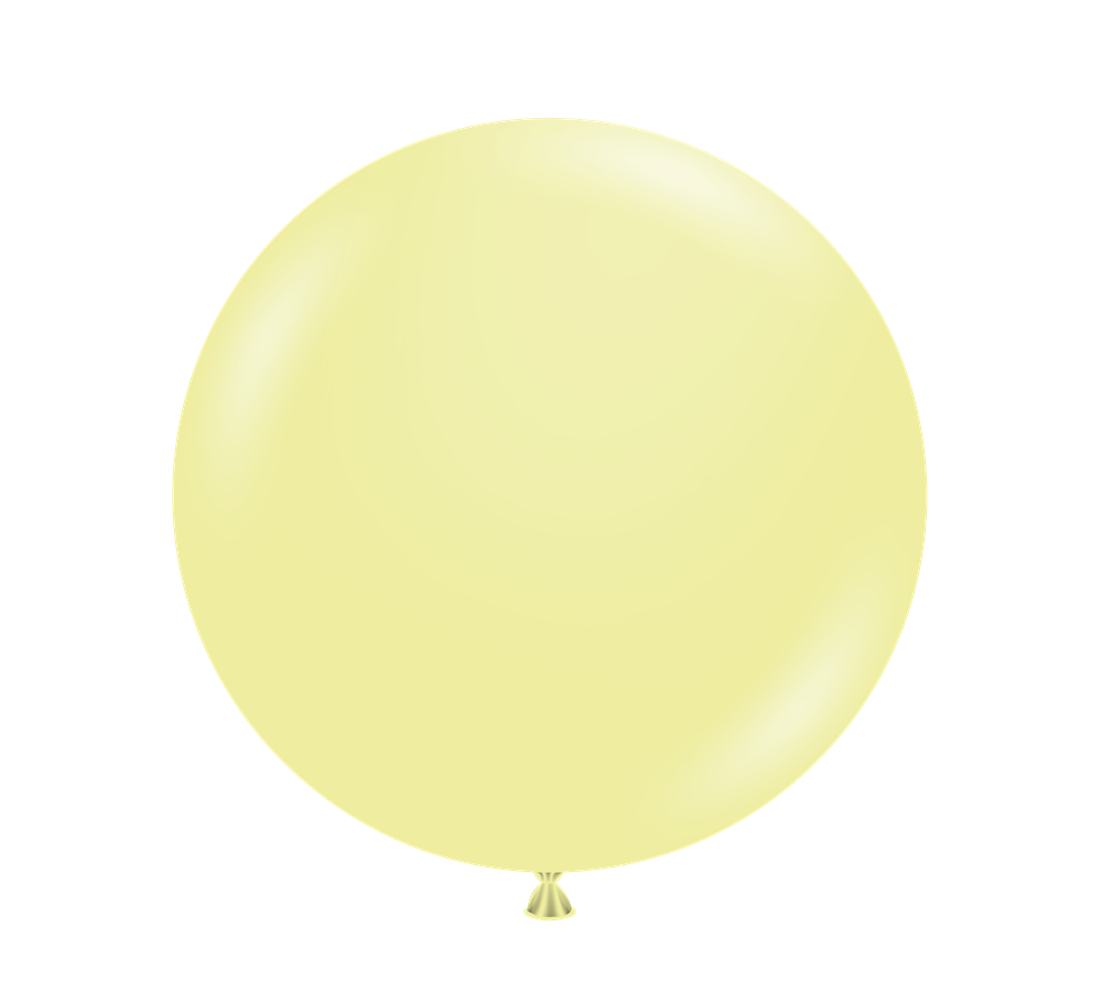 Tuftex Lemonade 17 inch Latex Balloons 50ct