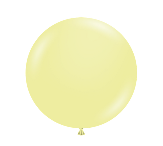 Tuftex Lemonade 17 inch Latex Balloons 50ct