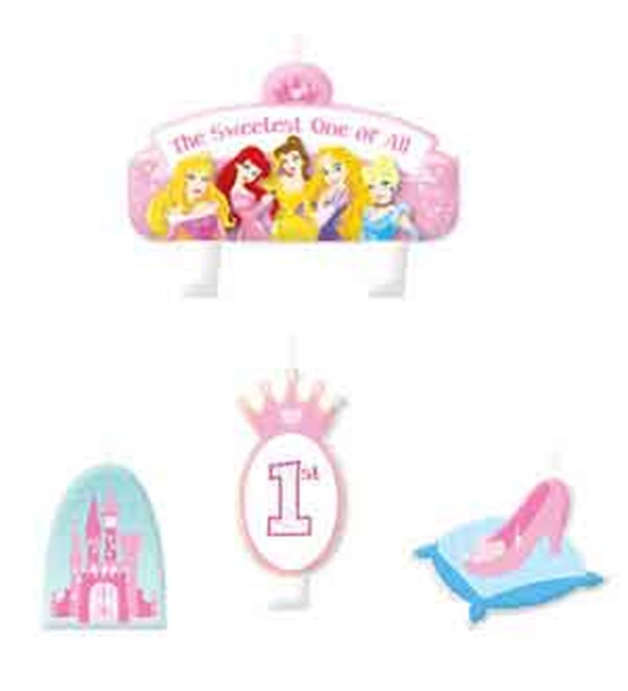 Disney Princess Once Upon A Time Candle 1st Birthday